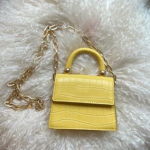 Yellow purse